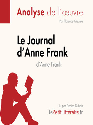 cover image of Le Journal d'Anne Frank d'Anne Frank (Analyse de l'œuvre)